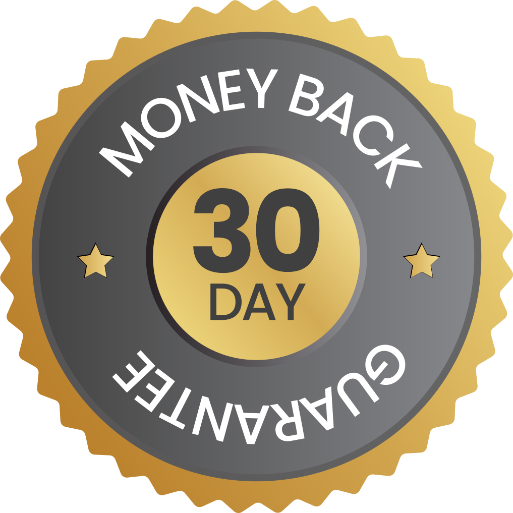 30-Day Money Back Guarantee Seal